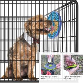 img 2 attached to 🐶 Lick Mat for Crate - Dog Cage Training Tools with Peanut Butter Indulgence, Soothing Calming Dog Licking Mat, Dog Kennel Therapy Training Lick Pad for Boredom & Anxiety Reduction