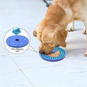 img 1 attached to 🐶 Lick Mat for Crate - Dog Cage Training Tools with Peanut Butter Indulgence, Soothing Calming Dog Licking Mat, Dog Kennel Therapy Training Lick Pad for Boredom & Anxiety Reduction