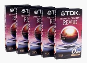 img 1 attached to 🎥 TDK T-120 Premium Quality Video Tape (5-Pack) - Limited Stock!