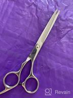 img 1 attached to Thinning Shears 6 Inch With Extremely Sharp Blades, Professional Hair Thinning Scissors, Durable, Smooth Motion & Fine Cut, Thinning Scissors With Sheath, Cleaning Leather, Key&Rings review by Jessica Smith