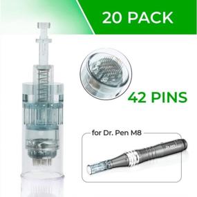 img 3 attached to Get A Fresh Skin With Dr. Pen Ultima M8 Replacement Cartridges - 20 Pack Of 42 Pins (0.25Mm) Bayonet Slot Disposable Parts