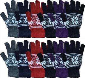 img 4 attached to Yacht Smith Wholesale Winter Thermal Men's Accessories