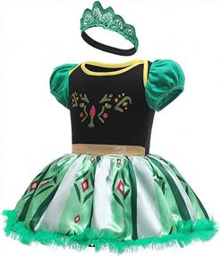 img 3 attached to Adorable Baby Girl Princess Outfit - Romper & Headband Set For Summer Parties And Special Occasions