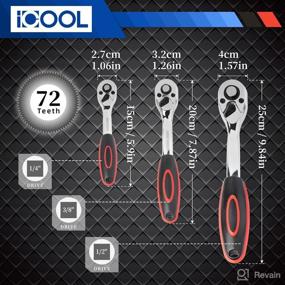 img 3 attached to ICOOL 72 Tooth Reversible Automobile Maintenance