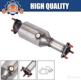 img 2 attached to Catalytic Converter Compatible Convertor Direct Fit Replacement Parts better for Exhaust & Emissions