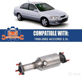 img 3 attached to Catalytic Converter Compatible Convertor Direct Fit Replacement Parts better for Exhaust & Emissions