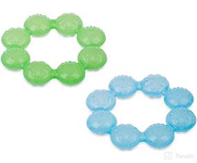 img 3 attached to 👶 Nuby IcyBite Soothing Ring Teether 2pk - Choose the Perfect Color!