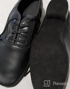 img 6 attached to 👞 Classic Leather Lace-Up Dancing Shoes by BeiBestCoat