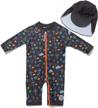 bonverano baby boys swimsuit, toddler bathing suit, full-length zipper one piece swimwear with upf 50+ sun protection 1 logo