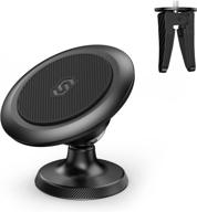 📱 syncwire magnetic phone car mount: 2-in-1 dashboard & air vent holder for iphone, samsung, lg, gps, and more logo