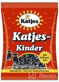 img 3 attached to Delicious Katjes Kinder Licorice Cat-shaped Drops 200g Licorice Pieces: Value Pack of 3!