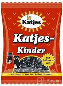 img 2 attached to Delicious Katjes Kinder Licorice Cat-shaped Drops 200g Licorice Pieces: Value Pack of 3!