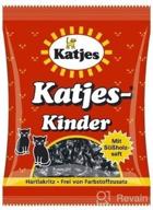 delicious katjes kinder licorice cat-shaped drops 200g licorice pieces: value pack of 3! логотип