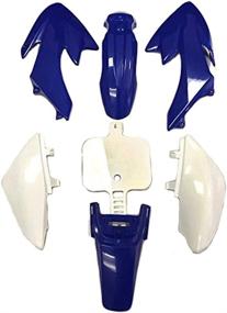 img 4 attached to HONGK- Motorctcly Blue Plastic Fender Kit Комплект обтекателя кузова, совместимый с CRF XR XR50 CRF50 Clone 125CC Pit Dirt Bike [B01BI85TQC]