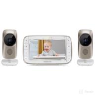 📹 motorola mbp845connect-2 video baby monitor: wi-fi viewing, 5" display, 2 cameras, digital zoom, two-way audio, temperature display logo