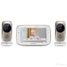 img 4 attached to 📹 Motorola MBP845CONNECT-2 Video Baby Monitor: Wi-Fi Viewing, 5" Display, 2 Cameras, Digital Zoom, Two-Way Audio, Temperature Display