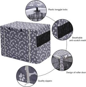 img 2 attached to Crate Durable Polyester Kennel Universal Dogs best in Crates, Houses & Pens