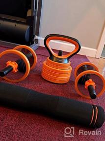 img 8 attached to EILISON 44Lb Adjustable Dumbbell And Barbell Set - Versatile Free Weights For Home Or Gym Workouts!