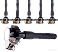 🔌 eccpp pack of 6 ignition coils for bmw and land rover - oe part numbers c1239 uf300 uf354 included logo