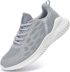 img 4 attached to Ultimate Comfort And Style: Akk Women'S Lightweight Sneakers - Perfect For Running, Walking, Tennis, Gym, And More!