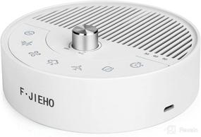 img 4 attached to 🔊 F·JIEHO White Noise Machine: Portable Sleep Bluetooth 5.0 Sound Machine for Adults, Kids, and Babies with 26 Soothing Natural Scene Music Options - Perfect for Home, Office Privacy, and Travel