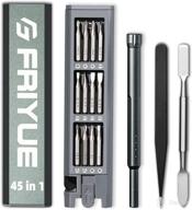 🔧 friyue precision screwdriver set, 45 in 1 small magnetic - ultimate repair tool kit for iphone, macbook, camera, laptop, toys логотип