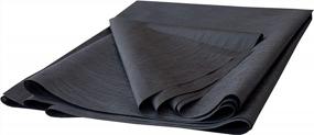 img 4 attached to 24X3Yd Upholstery Black Cambric Dust Cover Fabric - Perfect For Sofas, Dining Chairs & Furniture Concealment!