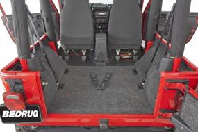 img 2 attached to BedRug BRCJ81R Jeep Kit For 81-86 CJ-7: Rear Kit With 4-Piece Cargo Set (Tailgate And Cargo Liner Included), No Gussets