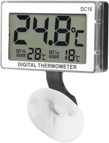 img 3 attached to Digital Thermometer Display Aquarium Waterproof