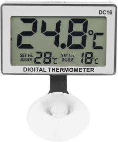 img 4 attached to Digital Thermometer Display Aquarium Waterproof