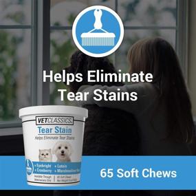 img 3 attached to 🐶 Vet Classics Tear Stain Supplements - Prevent & Eliminate Tear Stains - For Dogs & Cats - 65 Soft Chews