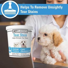 img 2 attached to 🐶 Vet Classics Tear Stain Supplements - Prevent & Eliminate Tear Stains - For Dogs & Cats - 65 Soft Chews