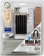 🎨 исследуйте свой художественный потенциал с mini art sketching set от royal & langnickel логотип