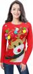 v28 women varied ugly christmas sweater merry reindeer shirt knit pullover logo