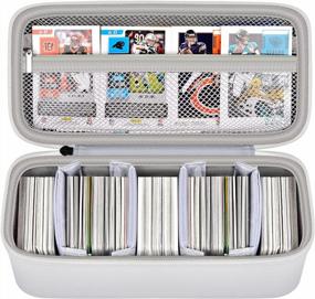 img 4 attached to 800+ Sports Card Storage Holder For Topps 2022 - Football Baseball Basketball Soccer Hockey PM TCG Yugioh Carrying Organizer With 4 Dividers (Box Only)