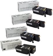 🖨️ genuine oem toner cartridges for xerox phaser 6022 workcentre 6027 - black cyan magenta yellow - 106r02759 106r02756 106r02757 106r02758 - black yield 2,000 pages, color yield 1,000 pages logo