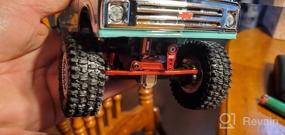 img 5 attached to Обновите модель автомобиля RC Axial SCX24 с помощью цифрового сервопривода INJORA 12G - включает металлическое крепление и рычаг 15T (черный)