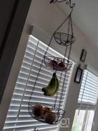 img 1 attached to Organize Your Kitchen With HULISEN'S Heavy Duty 3 Tier Hanging Fruit Basket & Vegetable Produce Basket Organizer review by Tommy Clement