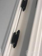 img 1 attached to 24 Pairs (48 Units) Black Cabinet Hinge Self Closing Kitchen Door Hinges - 1/2 Inch Overlay Face Mount Hardware For Cupboard By Homdiy review by Ognjen Cao