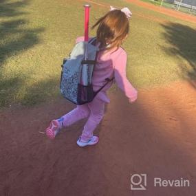 img 5 attached to Детский рюкзак для бейсбола/софтбола PHINIX с удобным крючком для забора