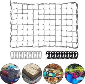 img 1 attached to Reliable Roof Rack Cargo Net for Cars and SUVs: Optimize Your Storage Space