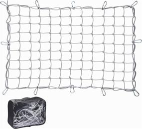 img 4 attached to Reliable Roof Rack Cargo Net for Cars and SUVs: Optimize Your Storage Space