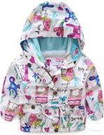 🐾 cute cartoon animals hooded jacket for little girls and boys - mud kingdom zipper outerwear logo