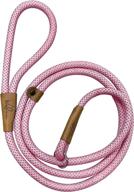 wooflinen reflective dog slip leash - premium quality mountain climbing rope leash - ideal for training and extra strong pullers - 6 foot логотип