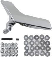 mercedes-benz w204 x 204 glk interior door handle repair kit - front left/rear driver side - matte silver - 2008-2015 логотип