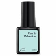 sensationail gel nail polish - rest & relaxation mint green 0.25 fl oz - up to 2 weeks of color with led lamp - long-lasting, no dry time logo