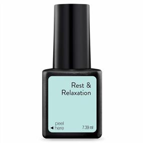 img 4 attached to Гель-лак для ногтей Sensationail - Rest &amp; Relaxation Mint Green 0,25 жидких унций - до 2 недель цвета со светодиодной лампой - стойкий, без времени высыхания