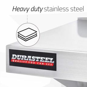 img 2 attached to Durable & Certified Stainless Steel Wall Shelf For Commercial And Home Use
