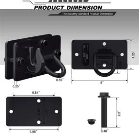 img 3 attached to AMBULL Tractor Bucket Forged Backer Exterior Accessories and Towing Products & Winches