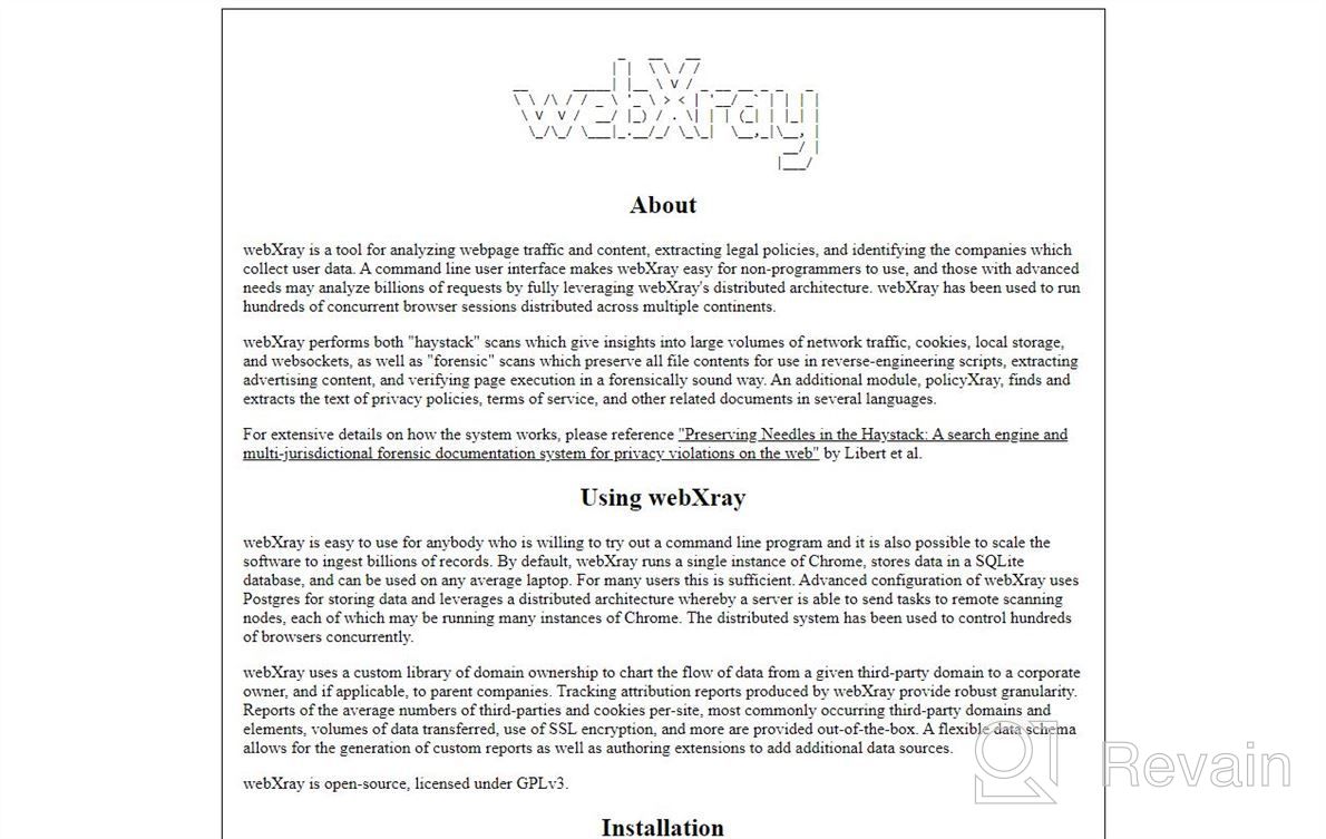 img 1 attached to WebXray review by Cameron Novak